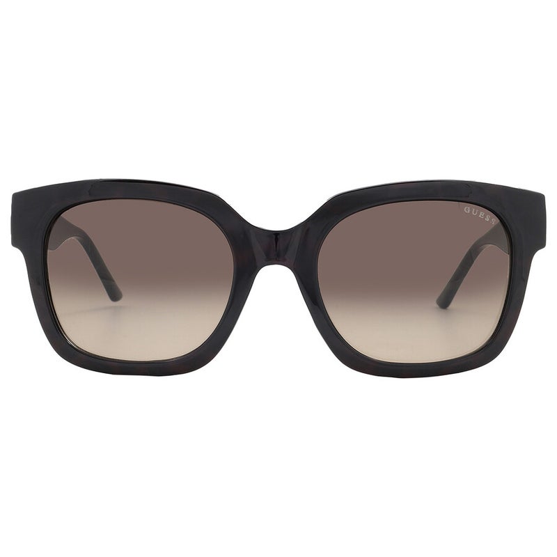 GUESS نظارة شمسية بإطار مربع كامل الحواف GF6128 52F - حجم العدسة: 55 ملم - هافانا داكنة - Image 4